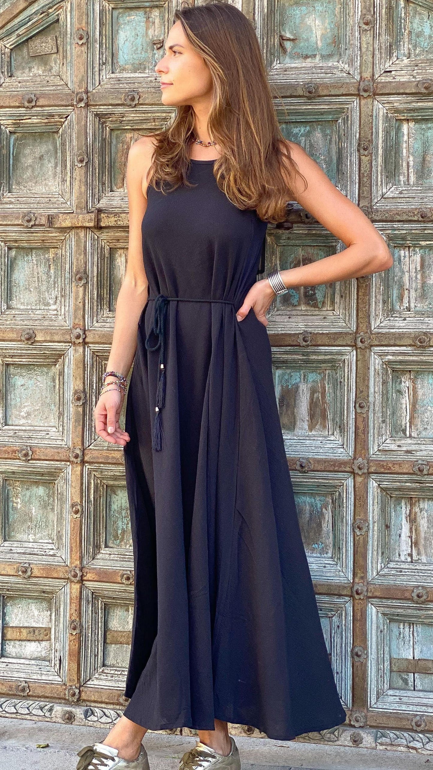 Callie Maxi Dress in Black